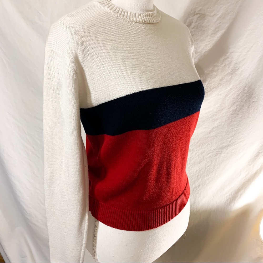 Brandy Melville red white and blue sweater